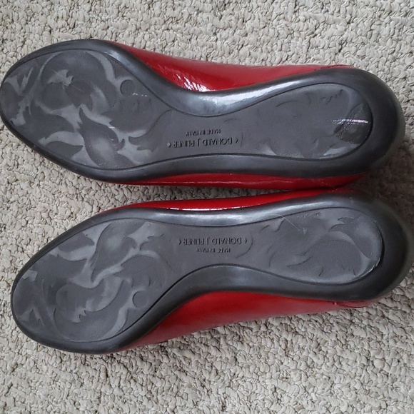 Donald J. Pliner Womens Loafer Red Patent Leather - Picture 5 of 5